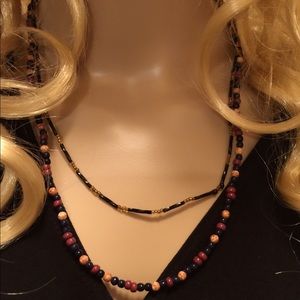 Beaded, single-strand necklaces